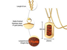 Load image into Gallery viewer, Snakewood Square Pendant